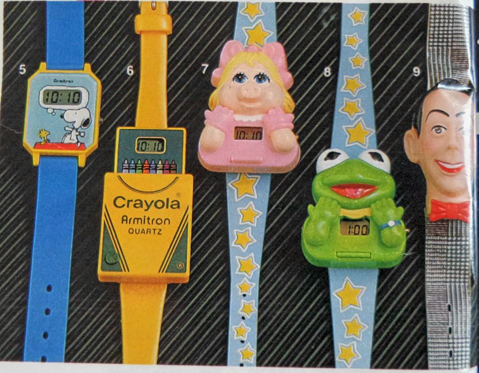 1989 Sears Wishbook Charecter Watches