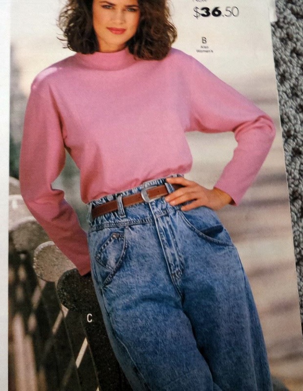 1989 Sears Wishbook High waist Mom Jeans