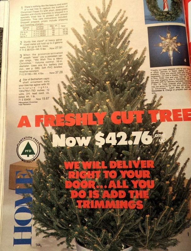 1989 Sears Wishbook Christmas Tree