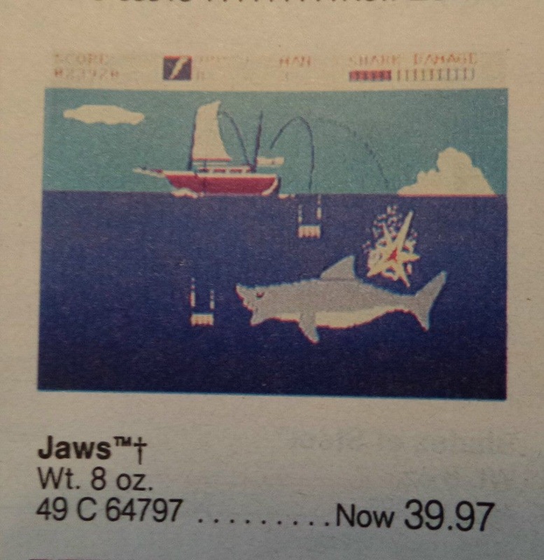 1989 Sears Wishbook Jaws Video Game
