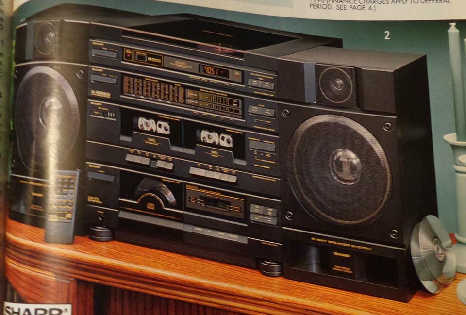 1989 Sears Wishbook Stereo 
